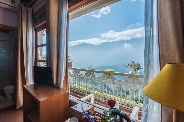 Deluxe Room, 1 Double or 2 Single Beds, Mountain View | View from room