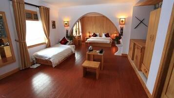 Premium bedding, memory-foam beds, minibar, in-room safe