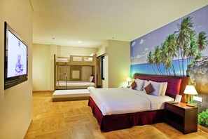 Family Room, No Windows | In-room safe, desk, blackout drapes, iron/ironing board - Kuta Central Park Hotel (Kuta)