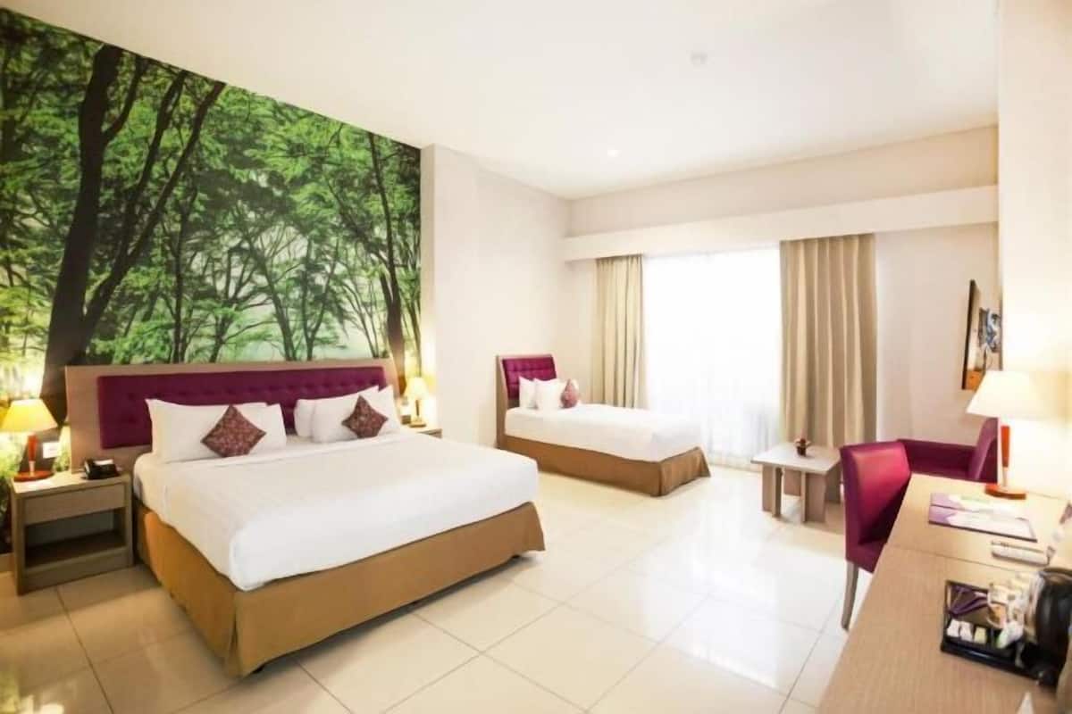 In-room safe, desk, blackout curtains, iron/ironing board