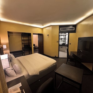 Suite Studio Junior | 1 chambre, draps en coton égyptien, literie de qualité supérieure