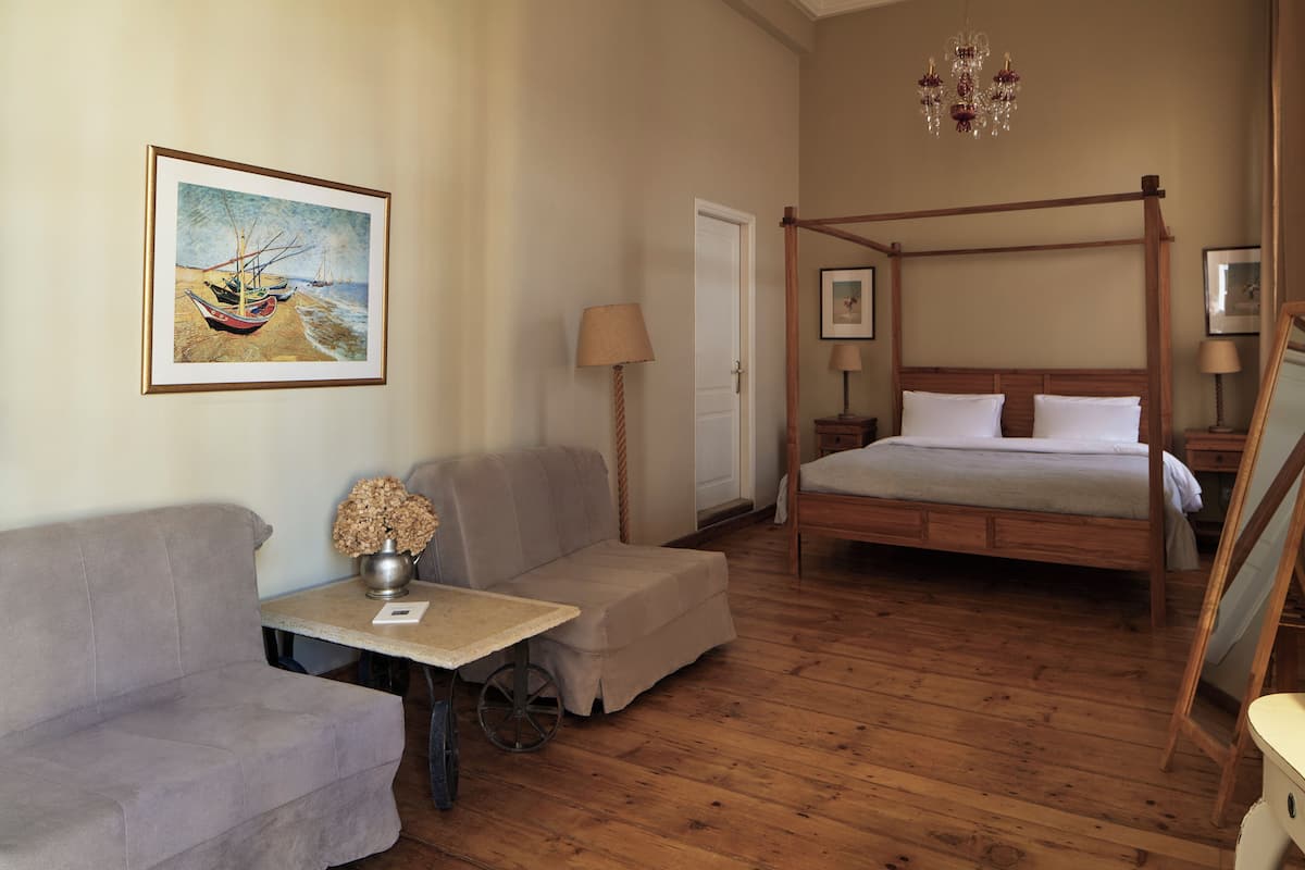 Superior Suite with Balcony (Cozy Alley Building) | 1 bedroom, premium bedding, in-room safe, laptop workspace