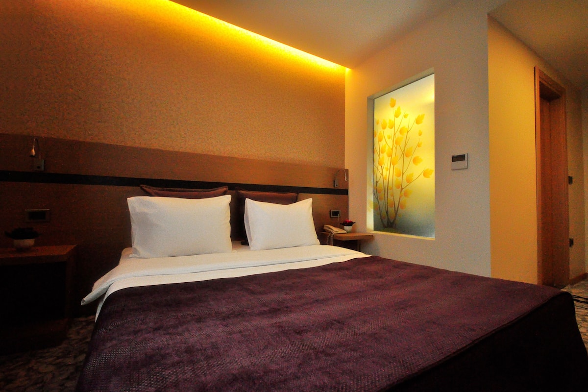 1 camera, materassi in memory foam, minibar, una cassaforte in camera