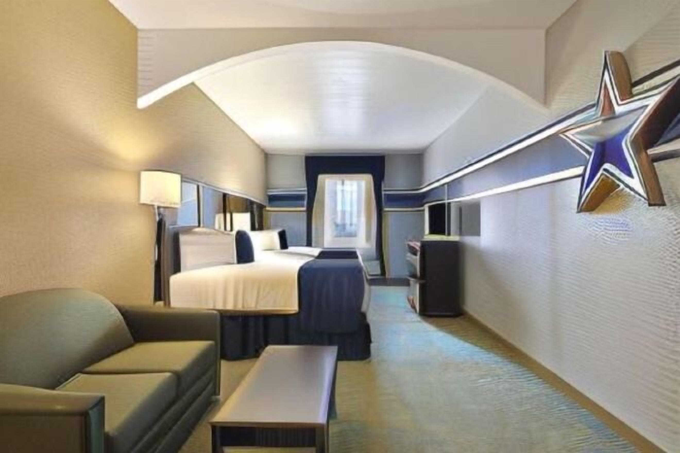 In-room safe, desk, laptop workspace, soundproofing