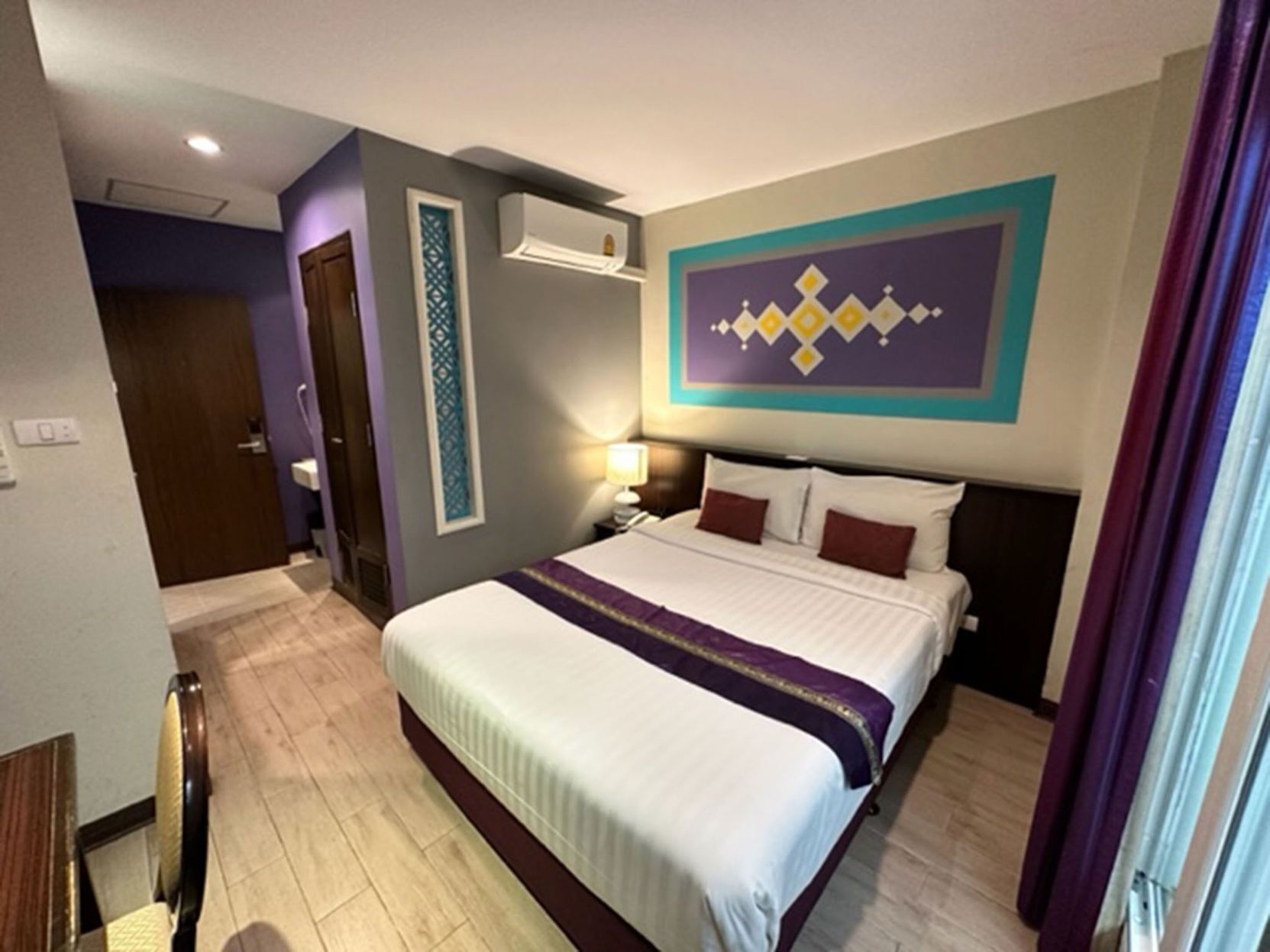 Minibar, in-room safe, desk, blackout drapes