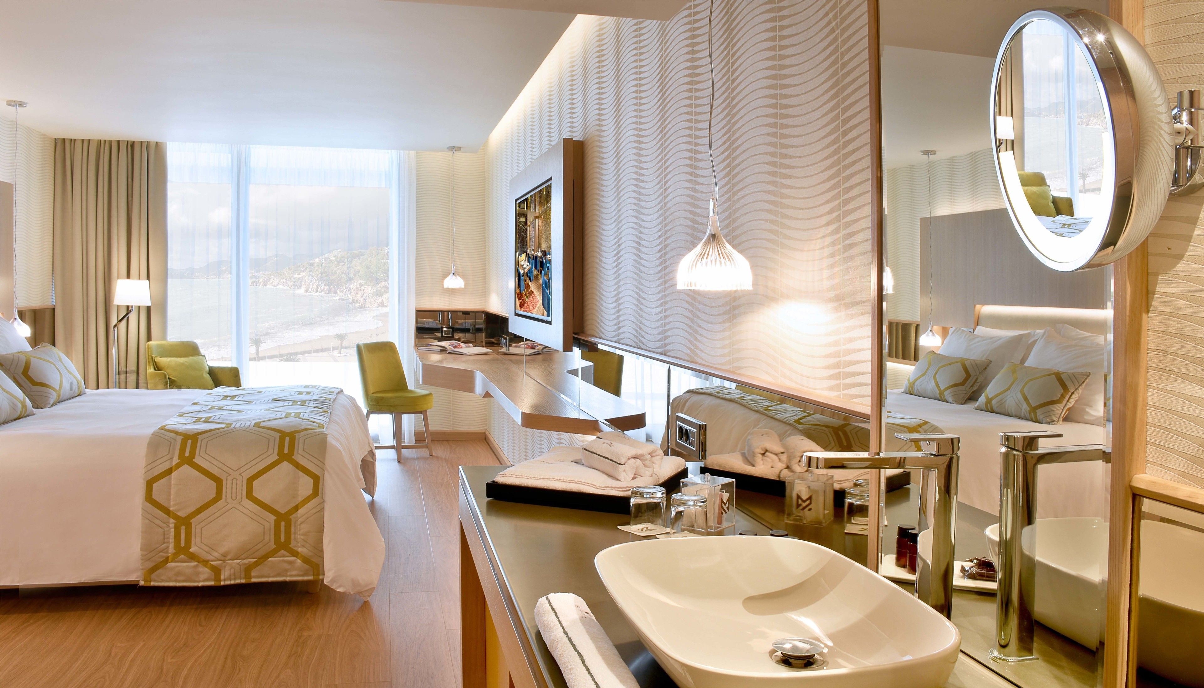 superior room, sea view | premium bedding, pillow-top beds, minibar, in-room safe