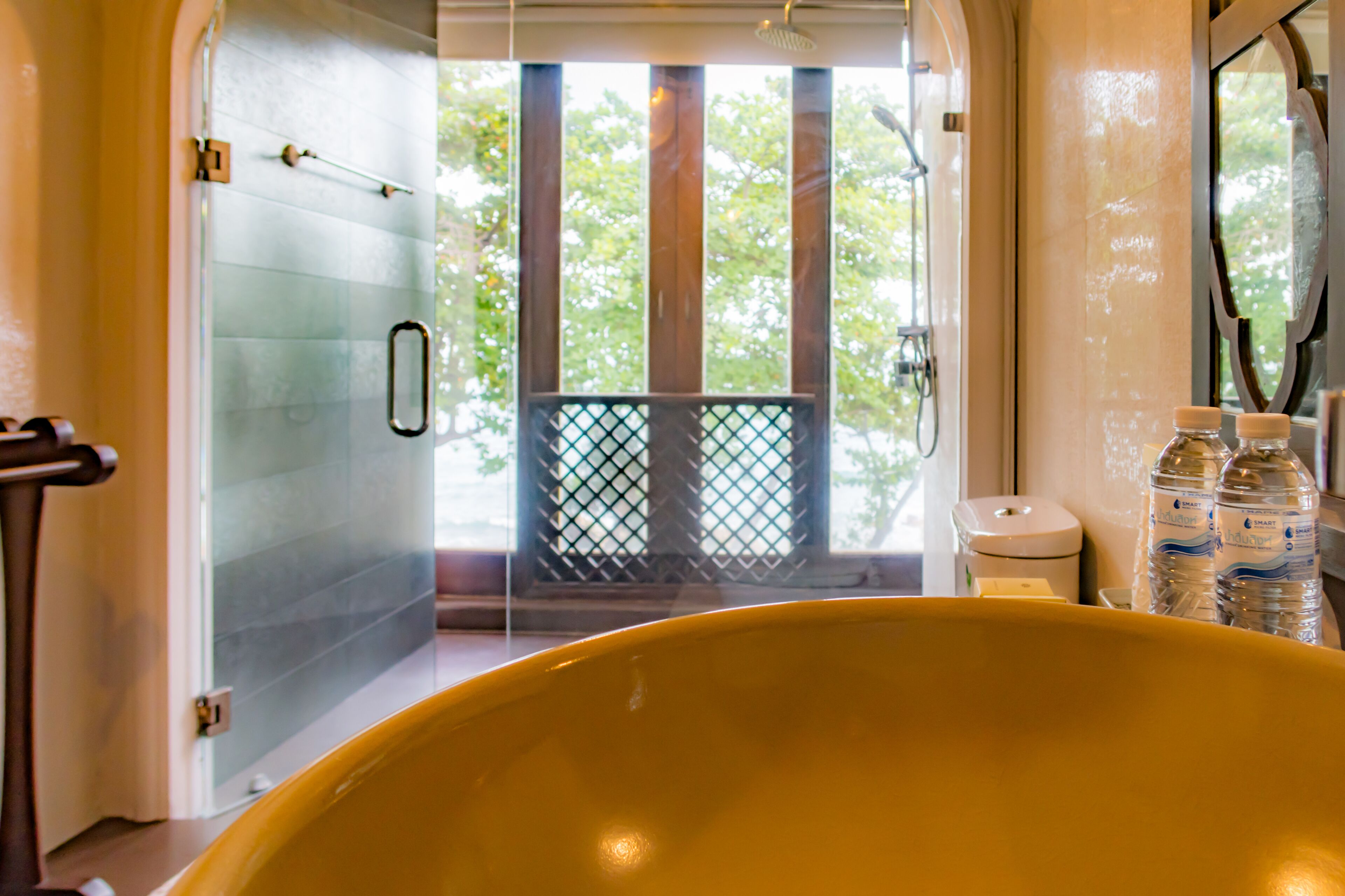 Private spa tub