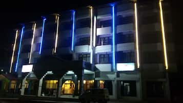 Front of property – evening/night