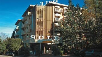 Fassade der Unterkunft