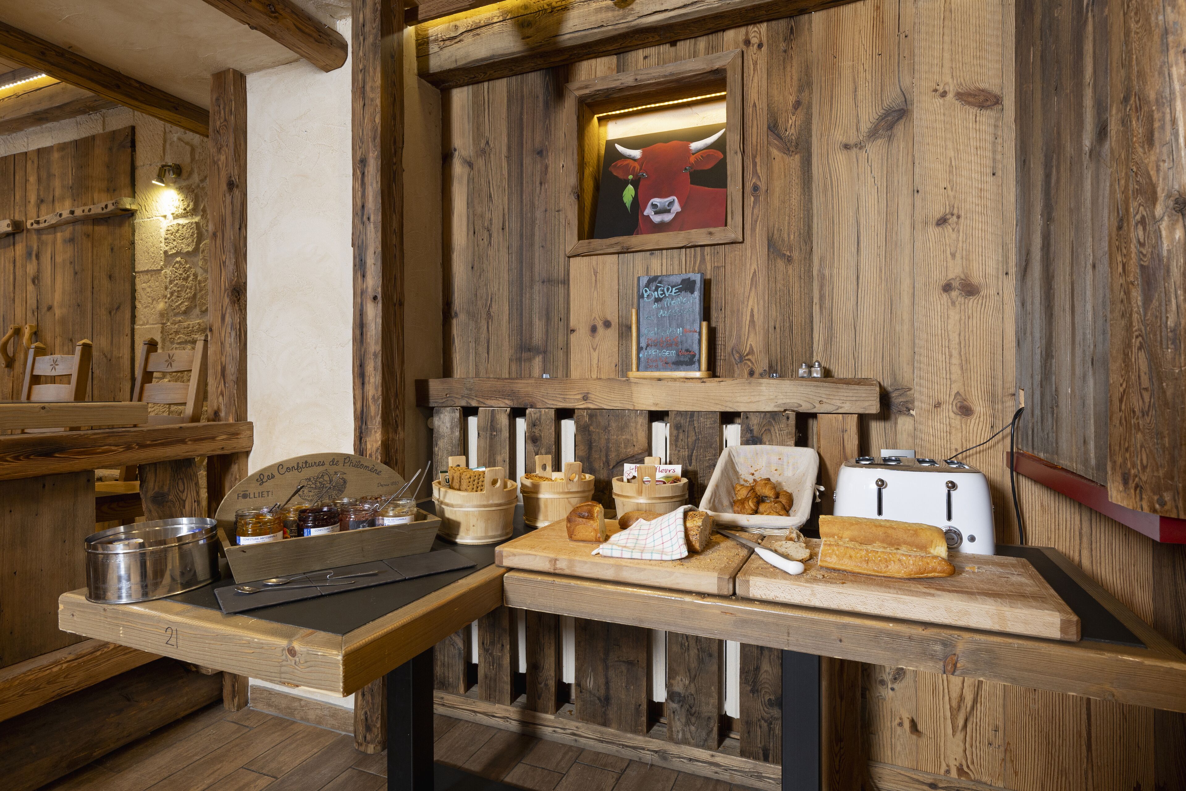 daily buffet breakfast (eur 14 per person)