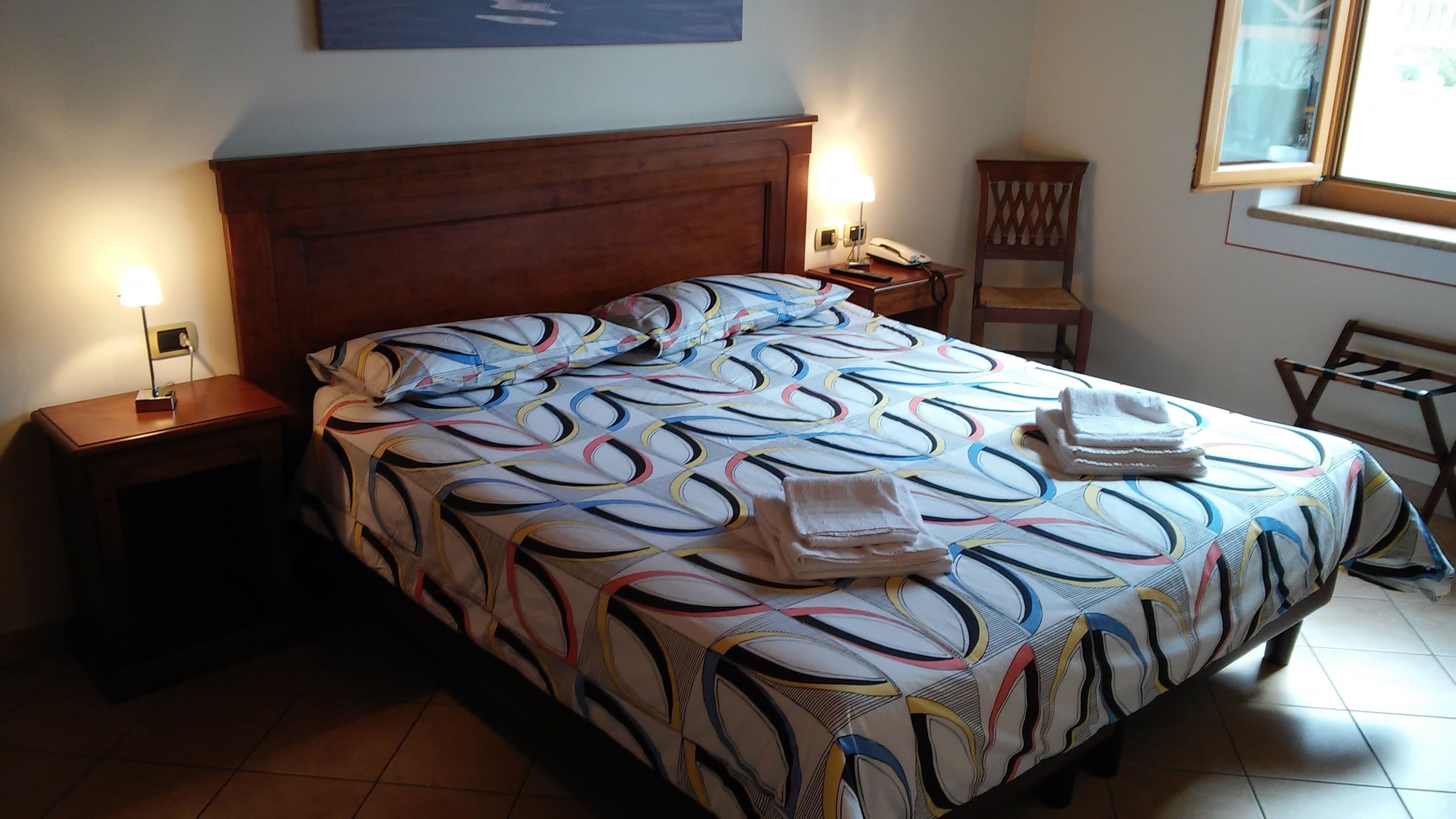 double or twin room | desk, blackout curtains, cots/infant beds, rollaway beds