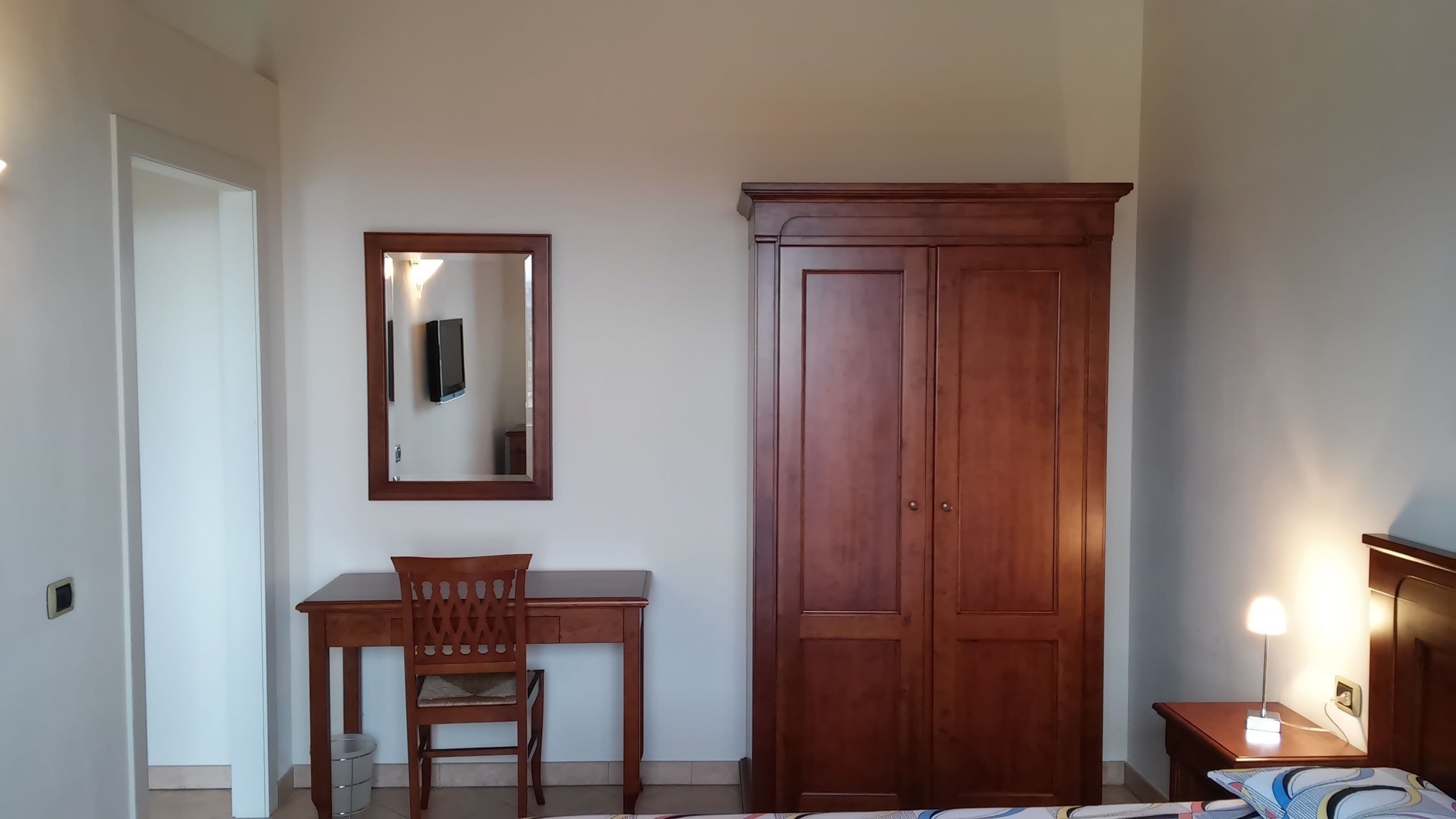 double or twin room | desk, blackout curtains, cots/infant beds, rollaway beds