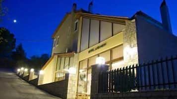 Front of property – evening/night