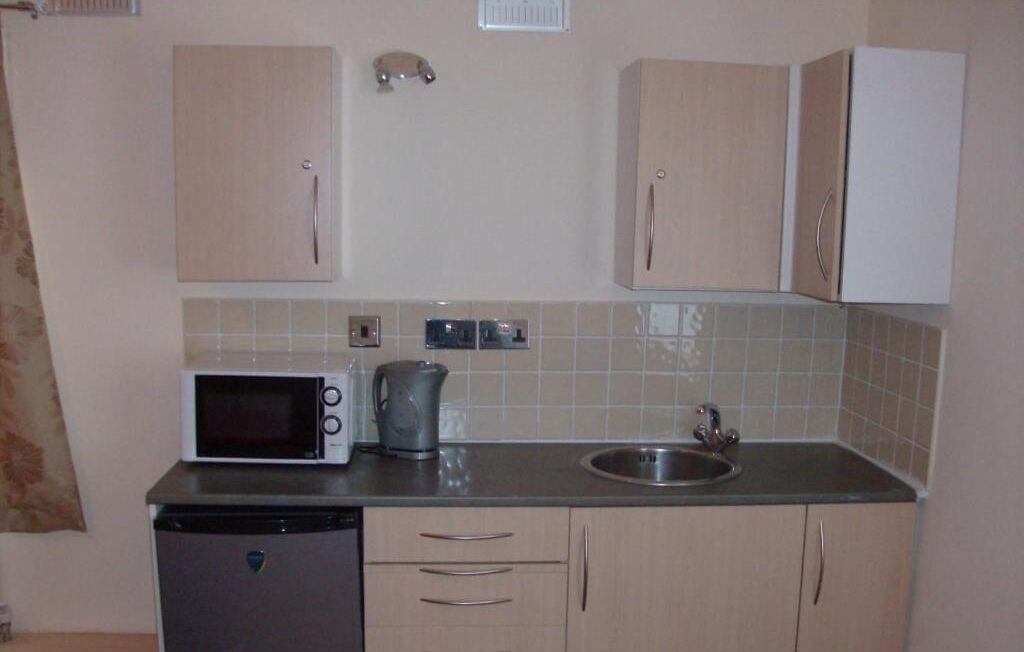 studio | private kitchen | coffee/tea maker, electric kettle, high chair, cookware/dishes/utensils