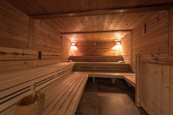 Sauna, tractaments corporals i tractaments d'aromateràpia