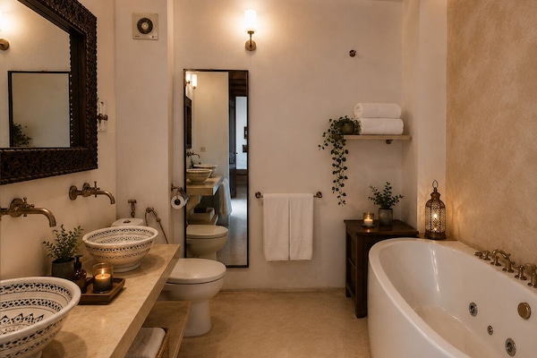 Deluxe Room (Jacuzzi) | Premium bedding, desk, free cribs/infant beds, free WiFi