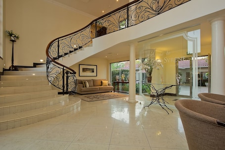 Staircase. The Syrene Boutique Hotel