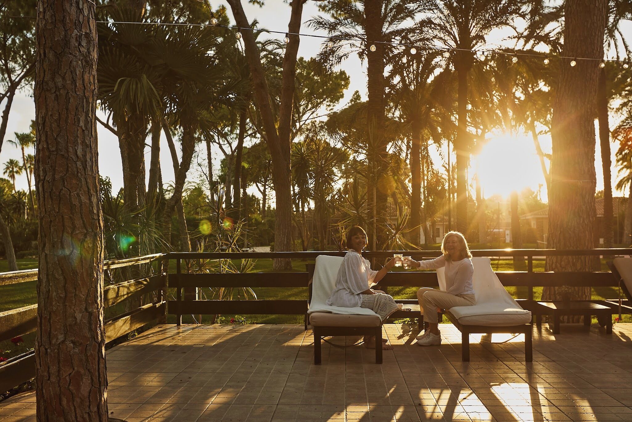 Deluxe huis, 2 slaapkamers, uitzicht op tuin | Terras