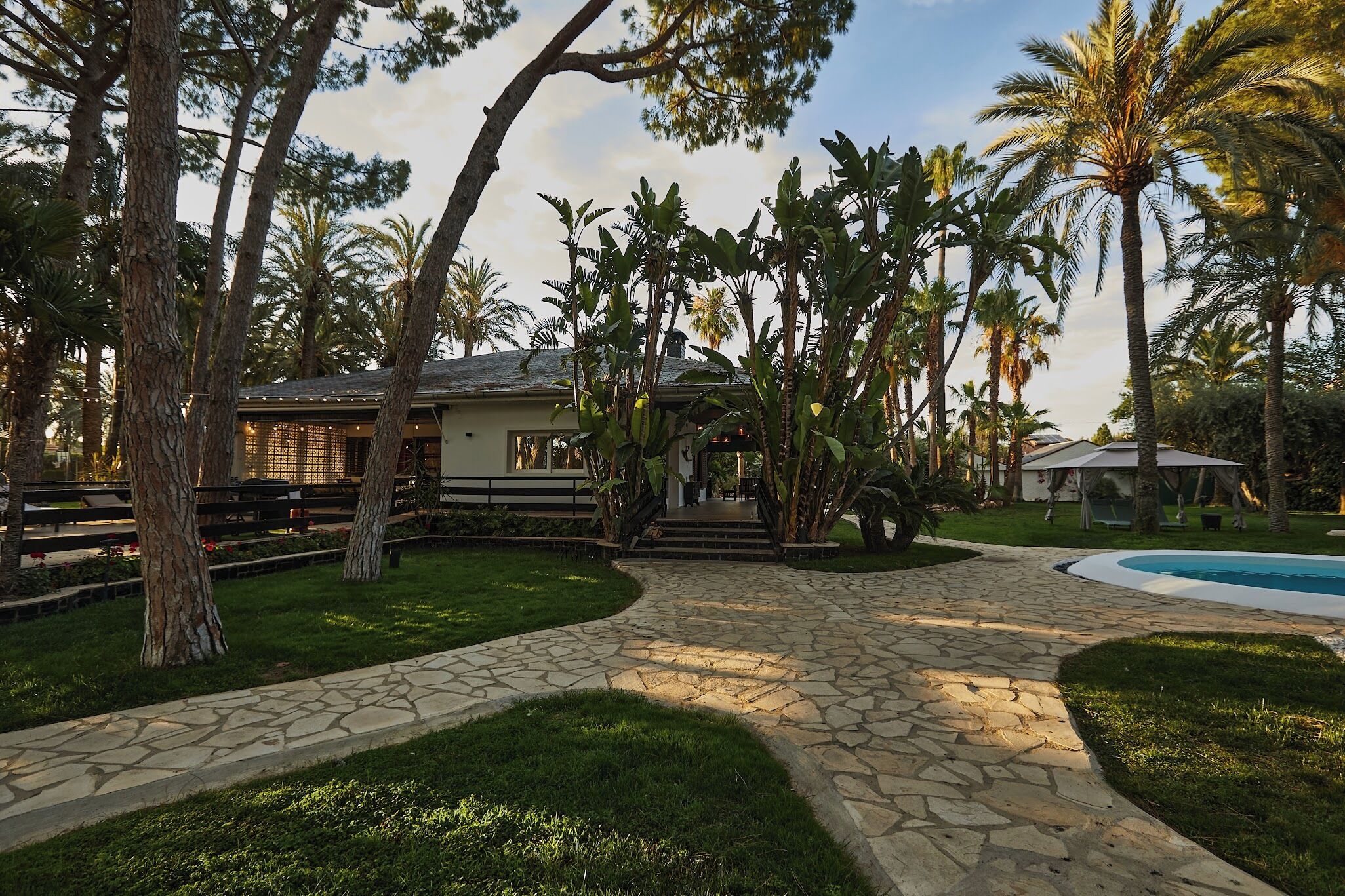 Voorkant van accommodatie