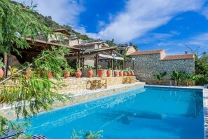 Aerial view - Stone Village (Mylopotamos)