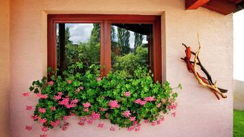 Vista frontal de la propiedad