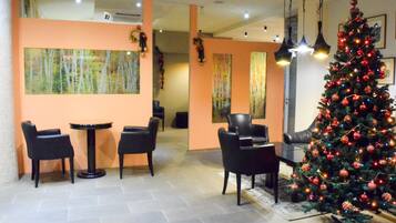 Sitteområde i lobbyen