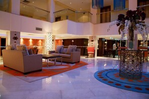 Sala de estar en el lobby