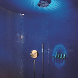 Junior Suite, Caldera View, Ground floor, Shared terrace (Not secluded) | Bathroom shower