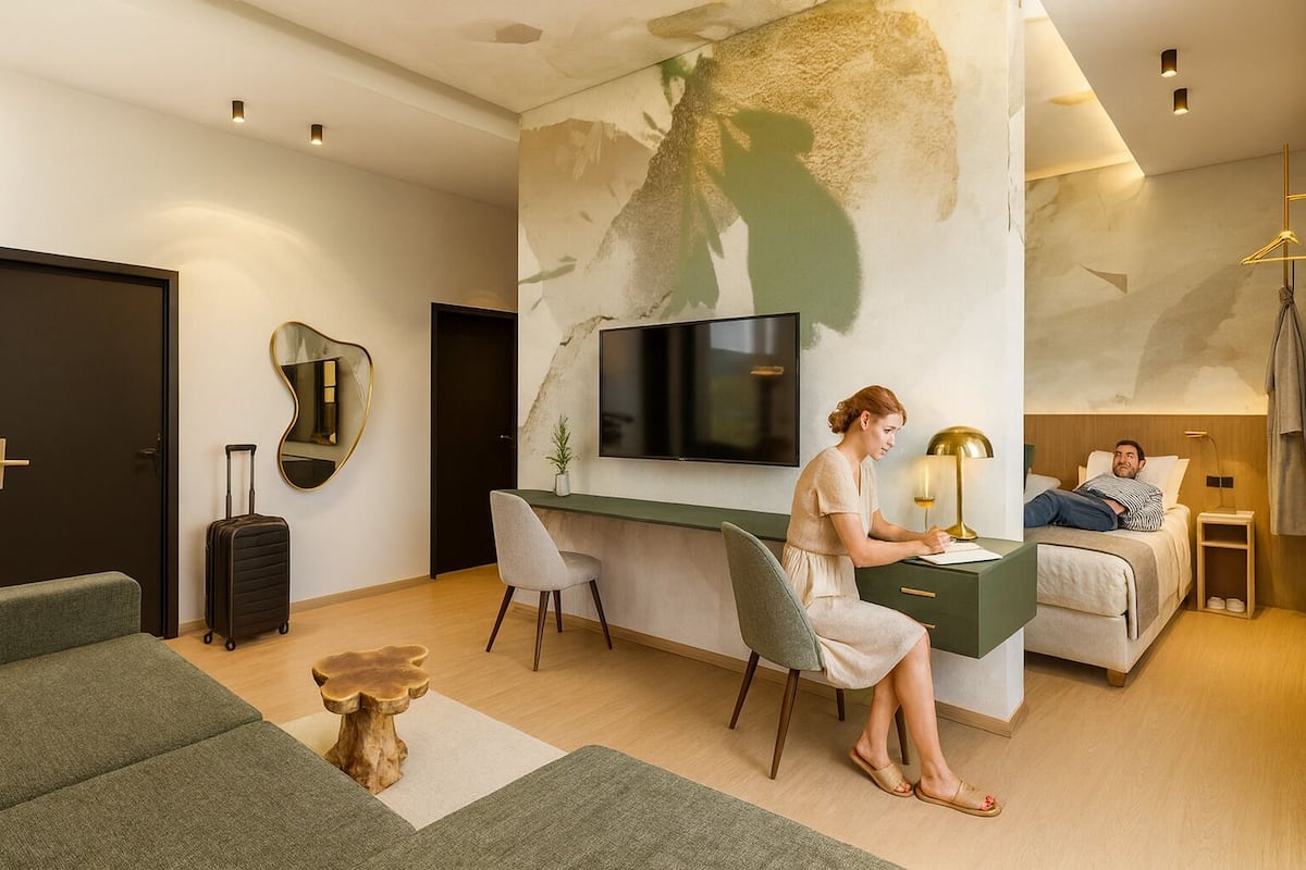 Suite Exécutive | Matelas Select Comfort, minibar, coffres-forts dans les chambres, bureau
