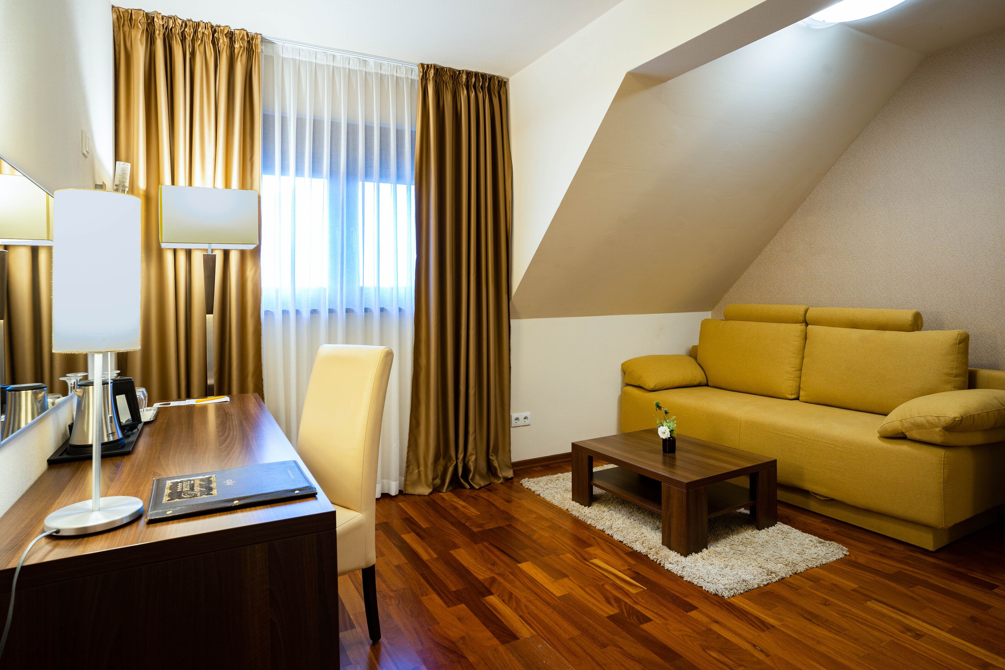 superior suite | living area | 127-cm lcd tv with satellite channels, tv, netflix