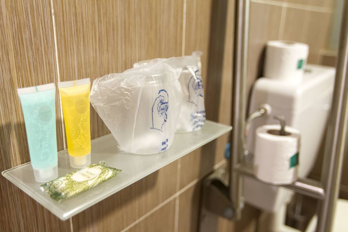 shower, rainfall showerhead, free toiletries, hair dryer