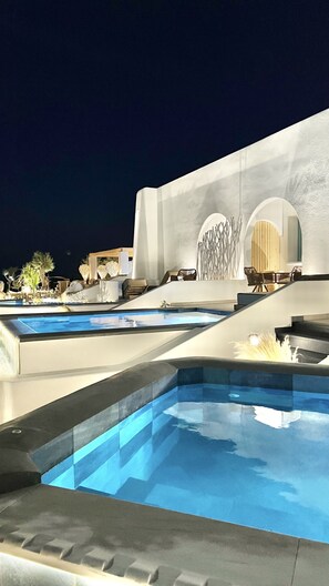 Terrace/patio - Anastasia Princess Luxury Beach Residence, Adults Only (Santorini)