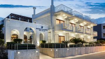 Front of property - evening/night