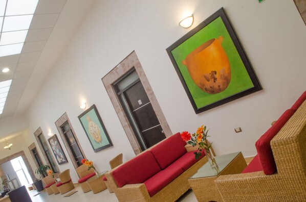 Sala de estar en el lobby