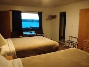 Room, 2 Queen Beds, Kitchenette, Bay View | Free WiFi, bed sheets
