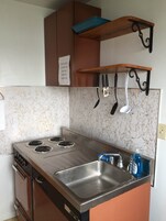 客房, 2 张大床, 简易厨房, 海湾景观 | 免费 WiFi、床单