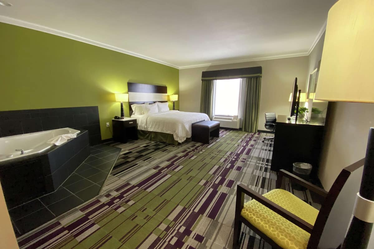 room, 1 king bed, non smoking | hypo-allergenic bedding, in-room safe, desk, blackout curtains