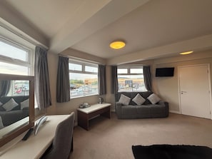 Desk, iron/ironing board, free cots/infant beds, free WiFi