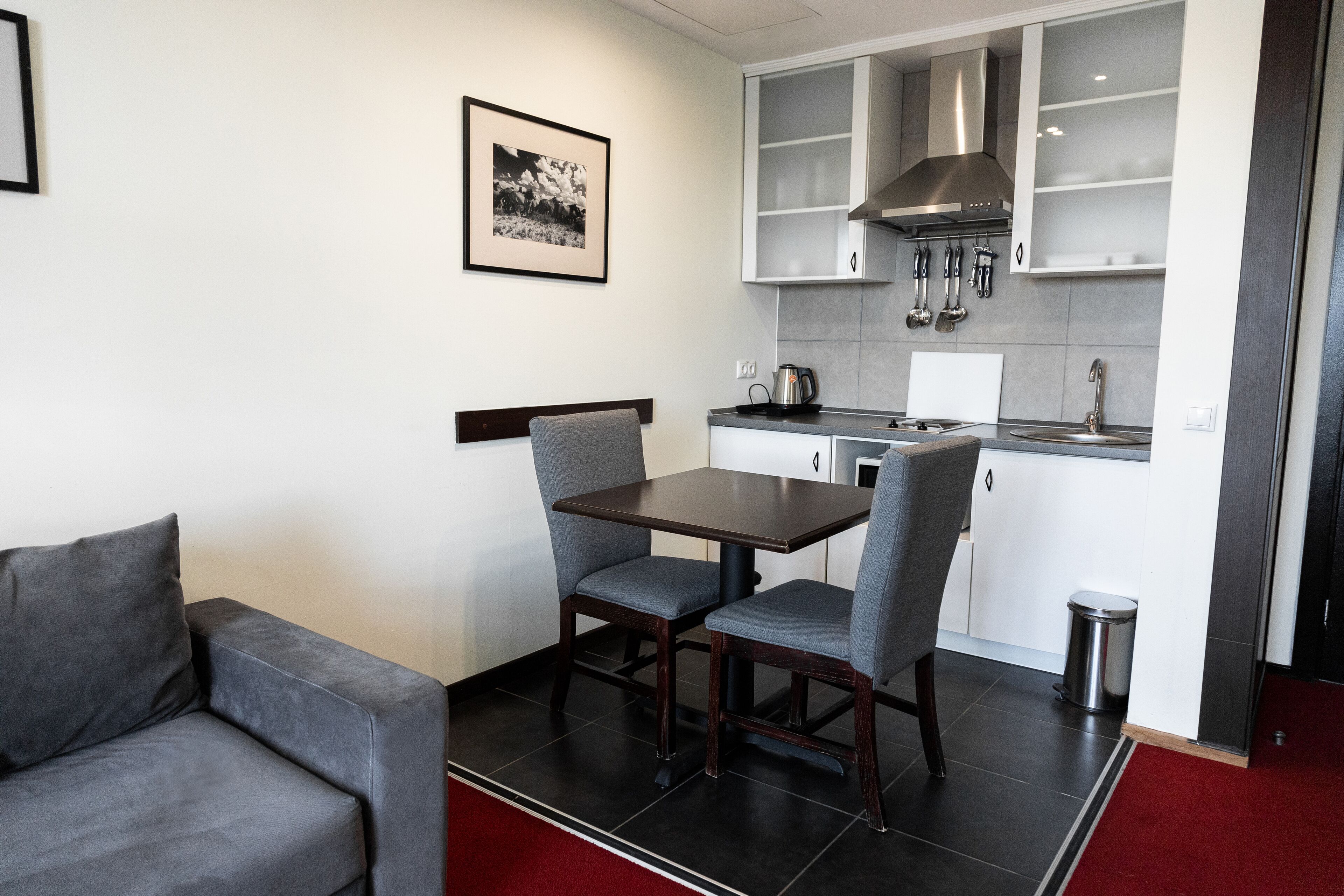 apartment | private kitchen | fridge, electric kettle