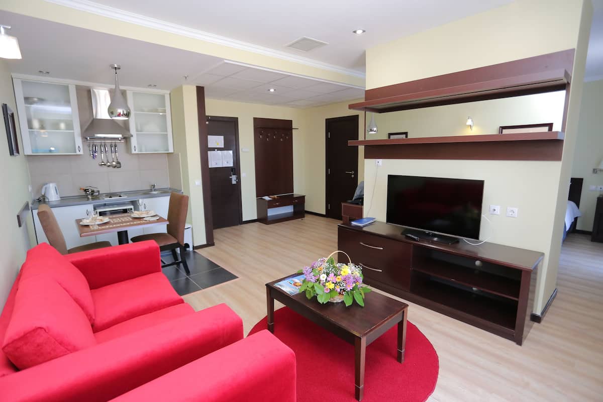 executive suite | living room | tv