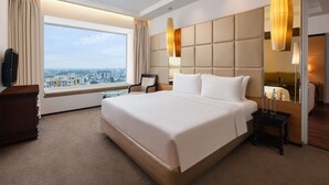 Deluxe Suite | Cadar kapas Mesir, peralatan tempat tidur premium, busa memori 