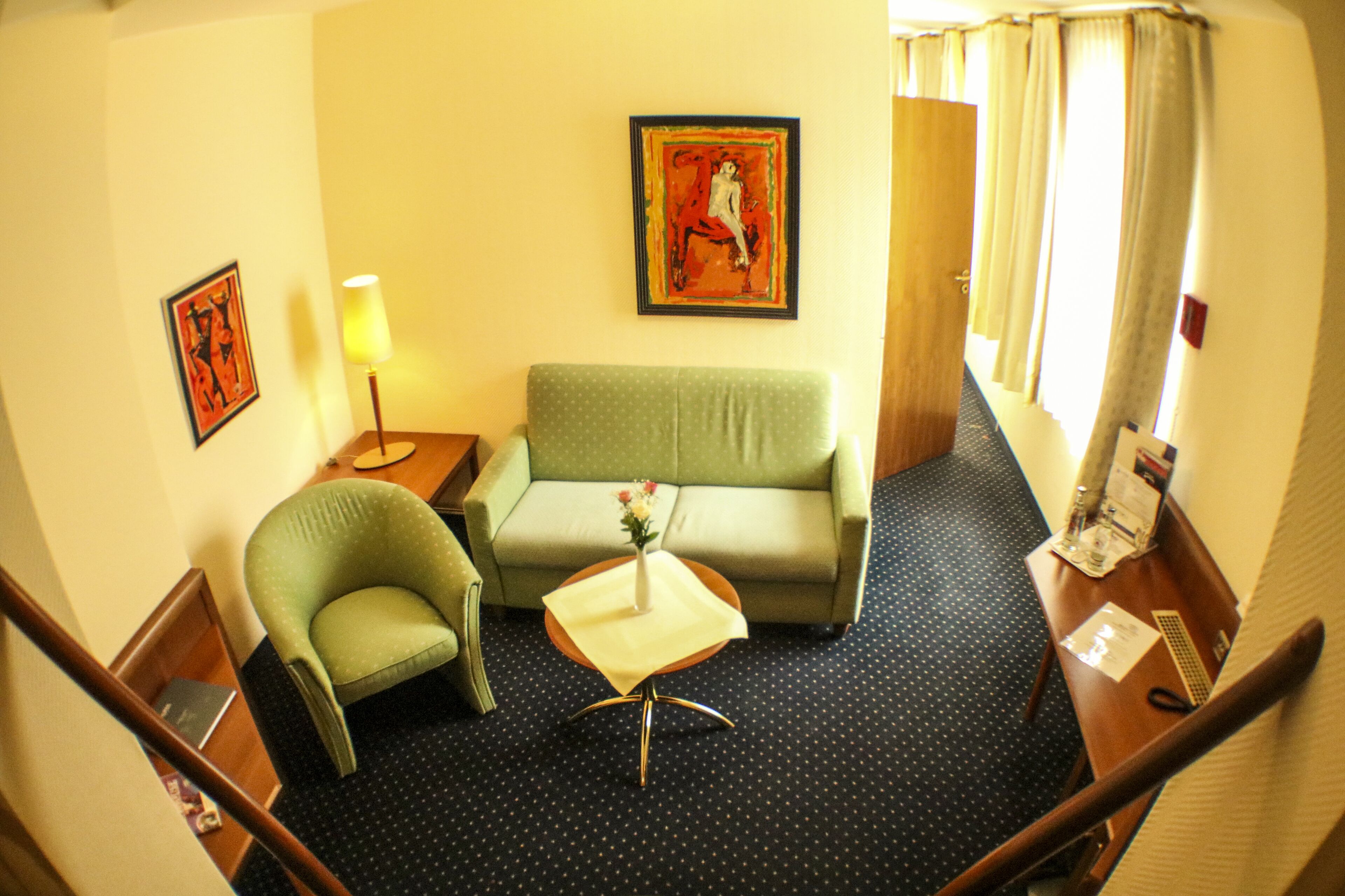premium double room, non smoking | living area | 32-inch flat-screen tv with satellite channels, tv