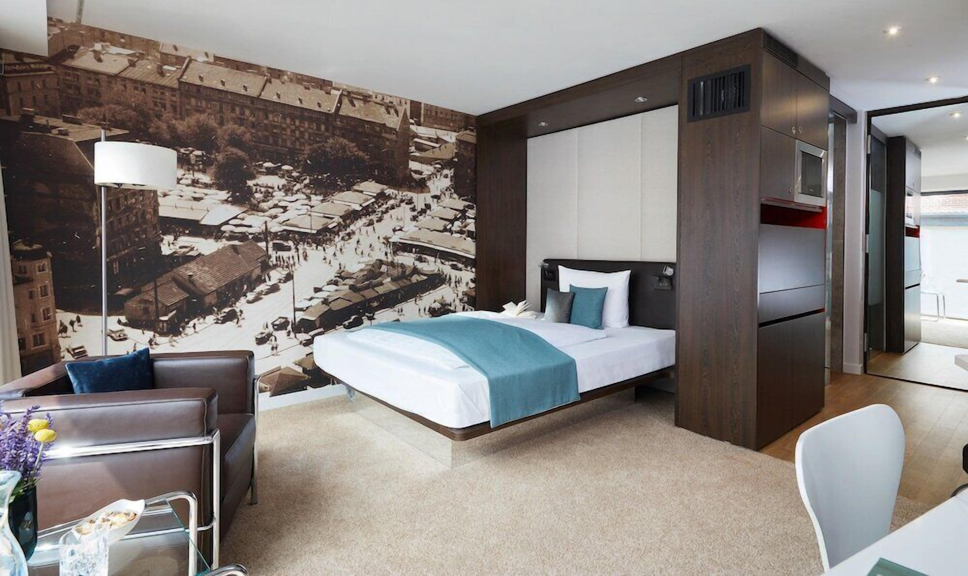 Ropa de cama de alta calidad y artículos del minibar gratis 