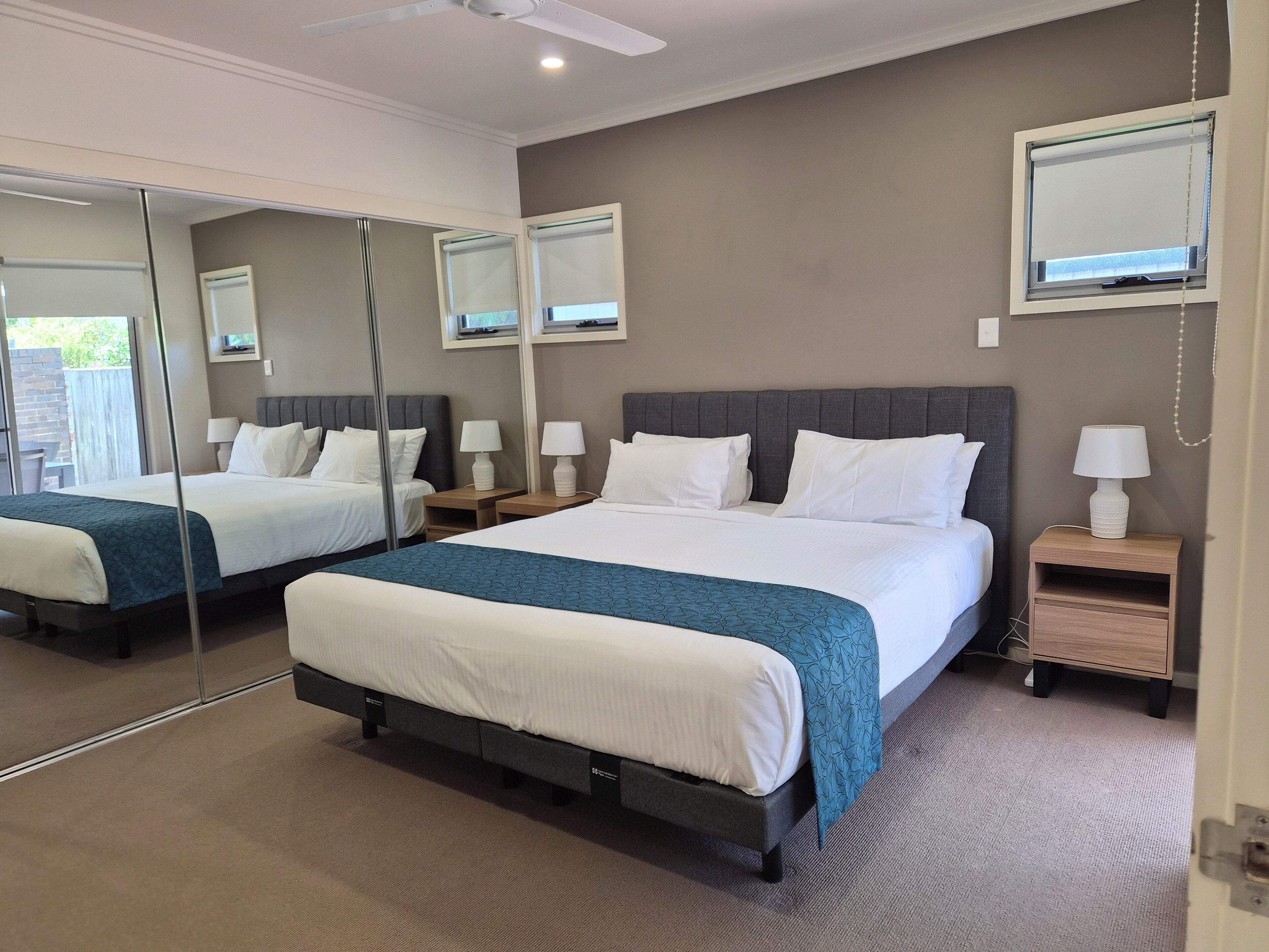 Premium bedding, individually decorated, individually furnished