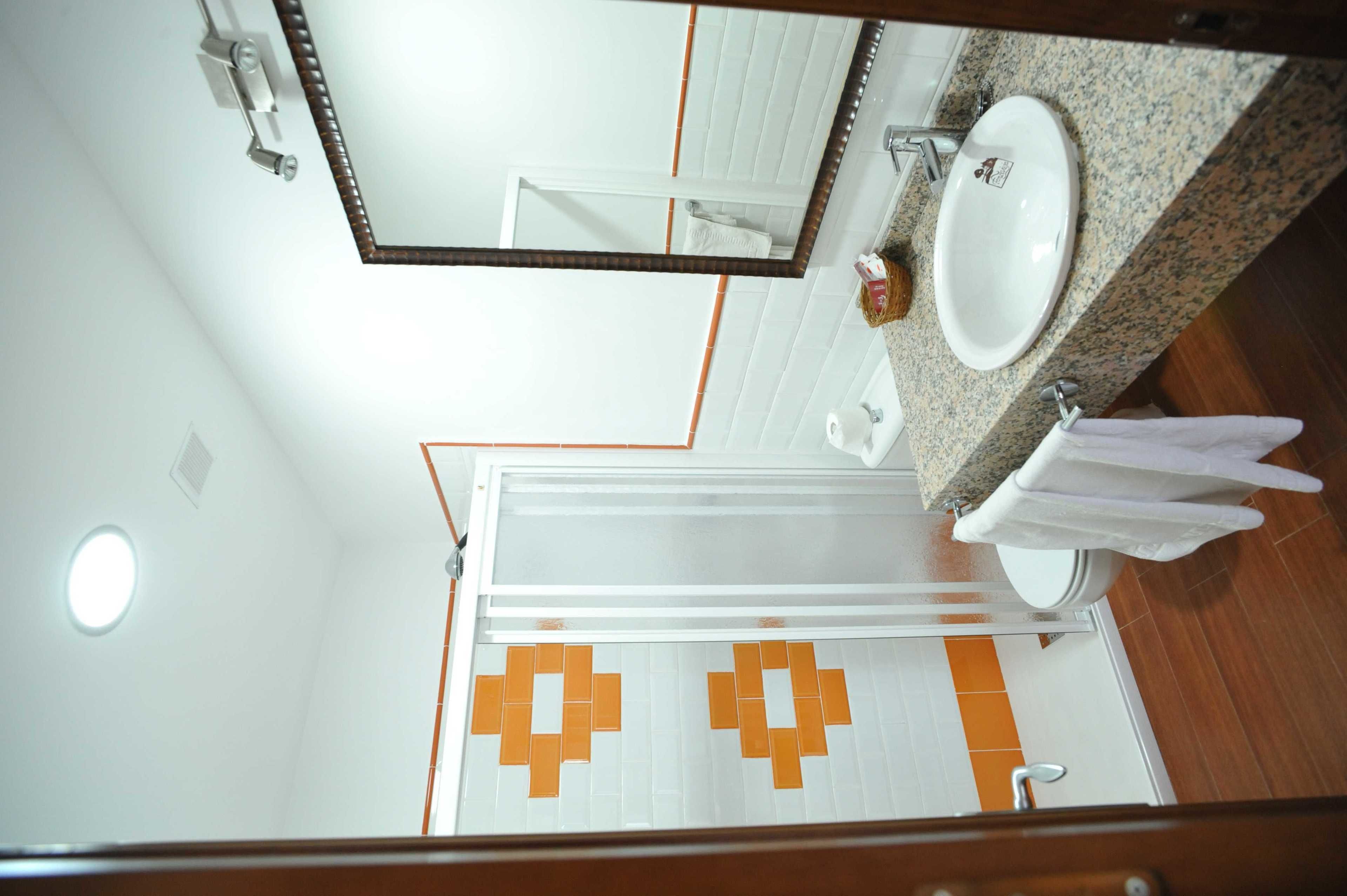 double room | bathroom | hair dryer, towels