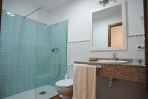 Double Room | Bathroom | Hair dryer, towels