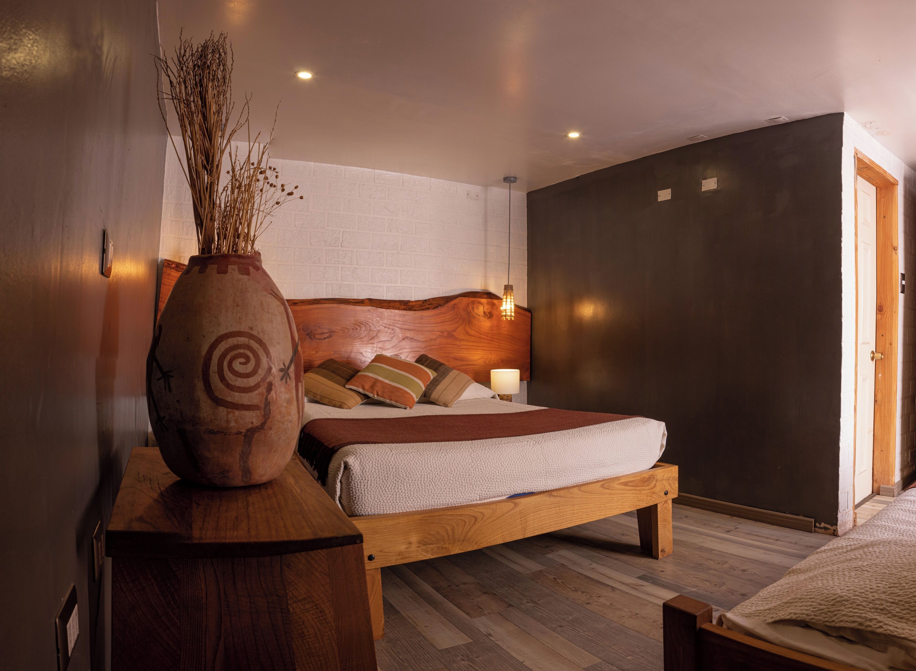 Cofres nos quartos, individualmente decorados