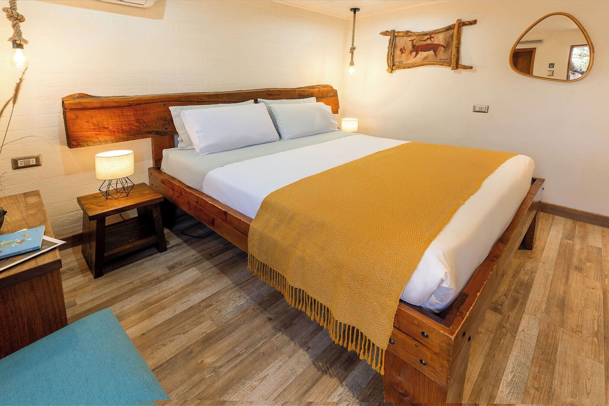 Chambre Standard double | 1 chambre, coffre-fort, décor unique, ameublement unique