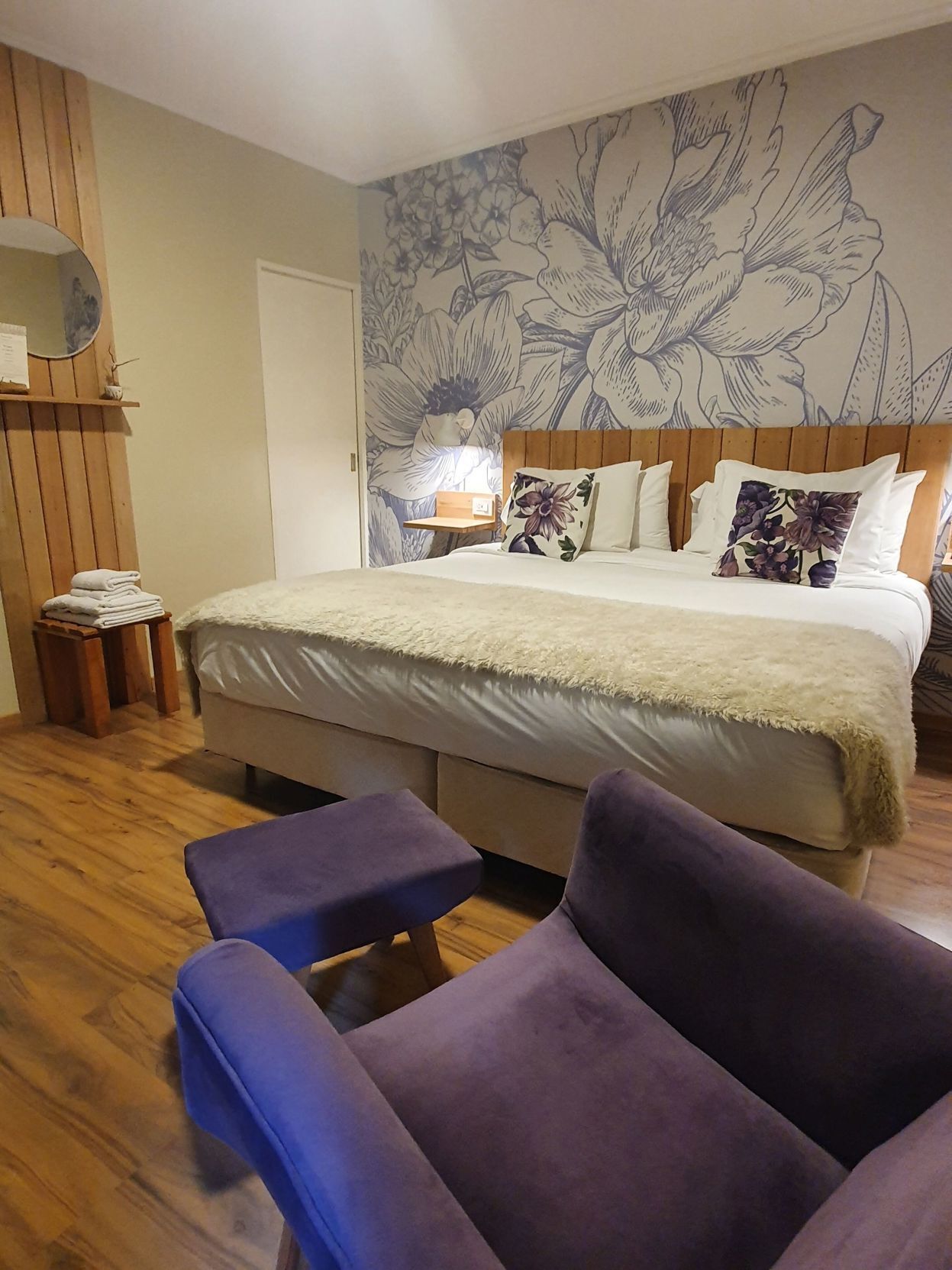 Premium bedding, down duvets, individually decorated