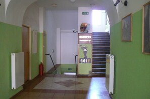 Interior entrance